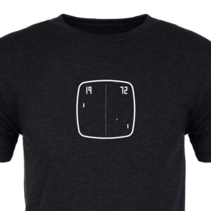 Tele-Pong Premium Tee Shirt :: Cropped :: ARCADE VISIONS Series :: Robots And Rocketships