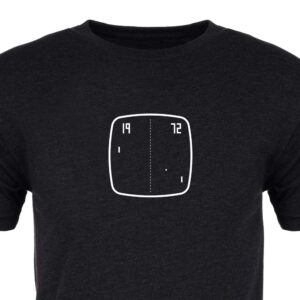 Pong Premium Tee Shirt :: Cropped :: ARCADE VISIONS Series :: Robots And Rocketships